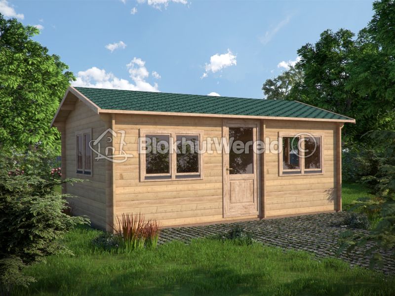 Chalet Hellevoetsluis 6x4m 44mm