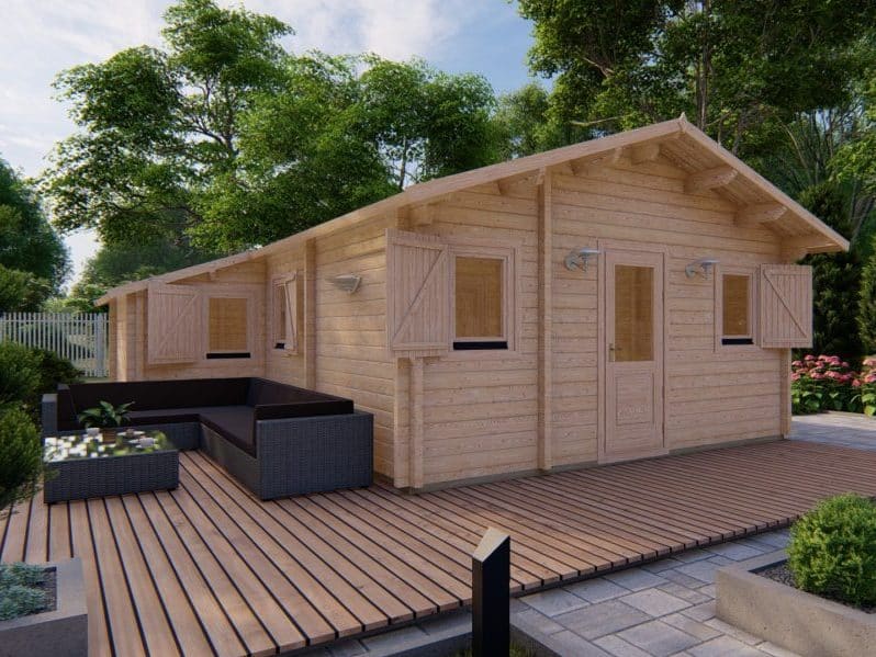 Chalet Den Haag 6,5×7,7m 42m2 68mm