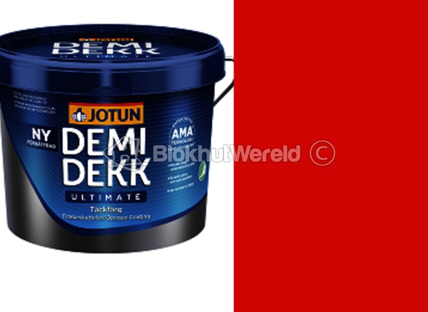 Jotun Verfbeits Puur rood Dekkend 0,75L (RAL3028)