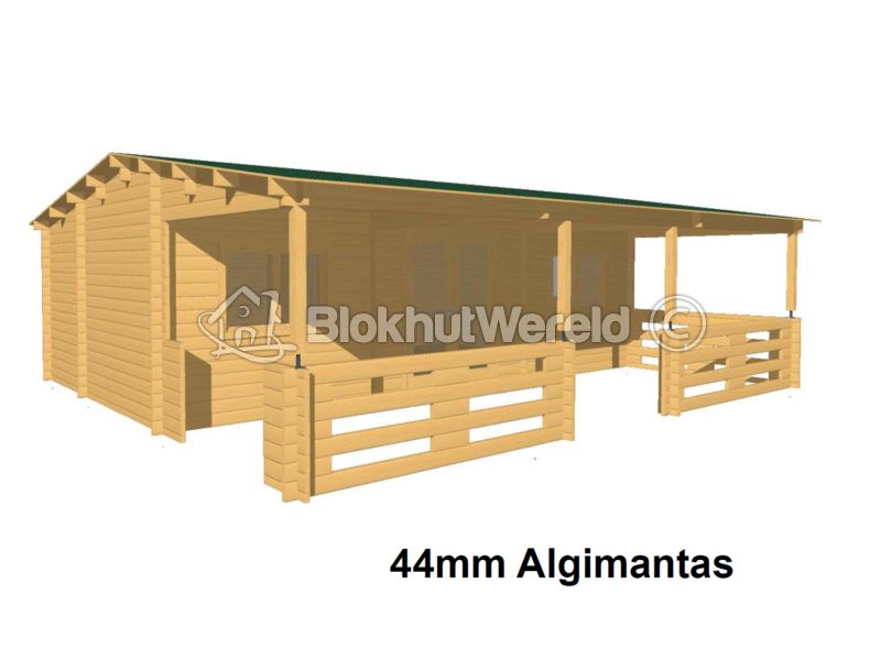 Eigen ontwerp recreatiewoning 44mm Algimantas
