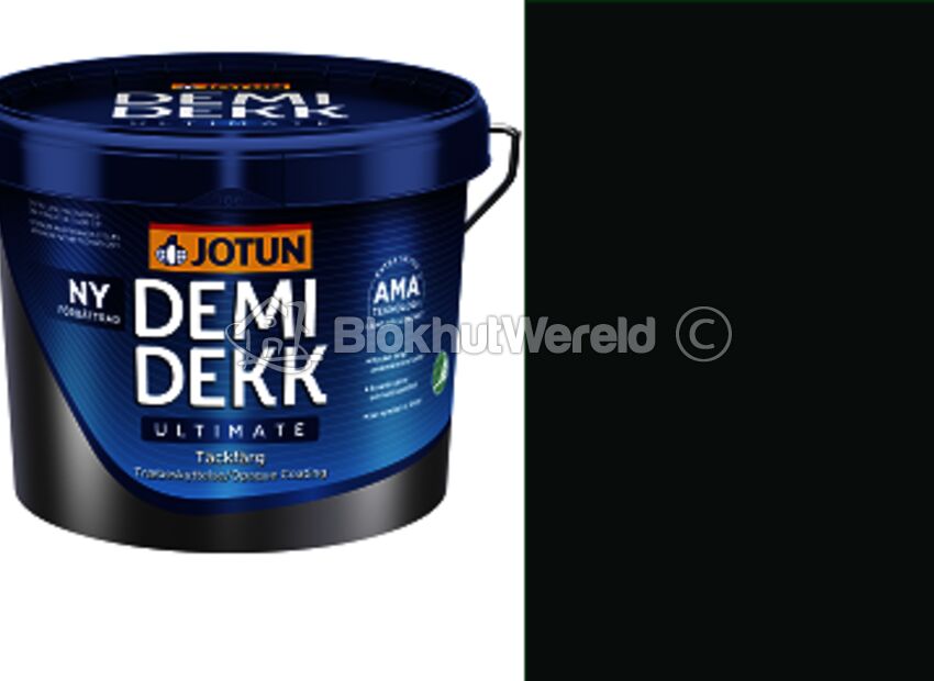 Jotun Verfbeits zwart groen Dekkend 10L (RAL6012)