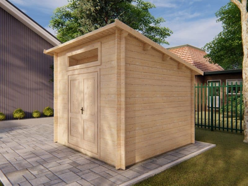 Tuinhuis Spaarndam 3x3m 28mm