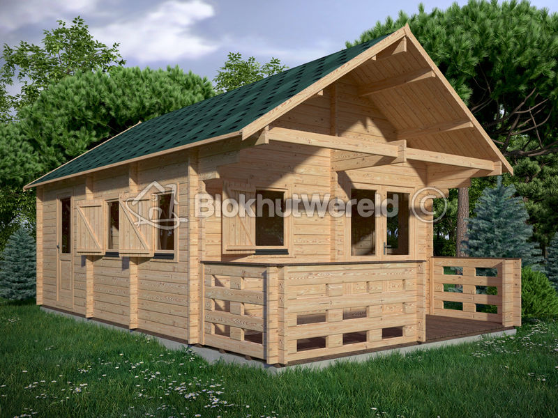 Chalet Stadskanaal 4,5x6m (27m2) 68mm