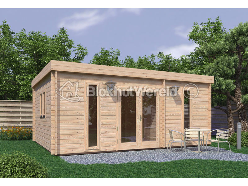 Tuinkantoor 6×4,5m | helemaal compleet | pakket korting